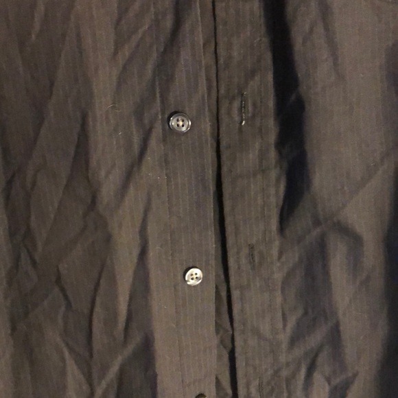 Eighth Avenue Black Button Down Shirt - Picture 3 of 5